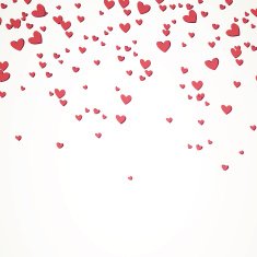 Vector background with hearts N5