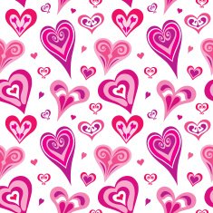 Seamless Abstract Heart Pattern