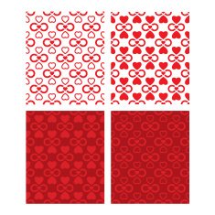 Seamless Pattern with Infinite Love