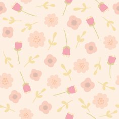Pink floral pattern N7