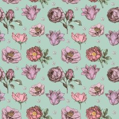 Seamless Floral Pattern N1417