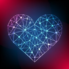 Abstract Heart background N6