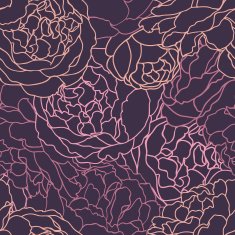 Seamless pattern with roses N93