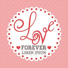 Love card design N34