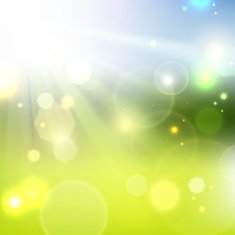 Yellow summer sun light burst N4