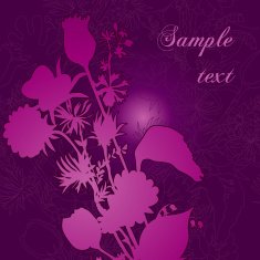 Floral pattern background with intricate ornament N2