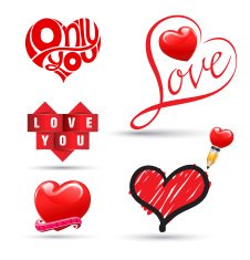 Love heart collection