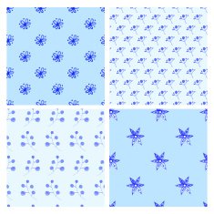 Vector Illustration with original floral background N27