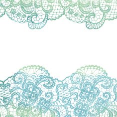 Lacy elegant border Invitation card