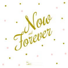 Inspirational romantic and love quotes card for Happy Valentines