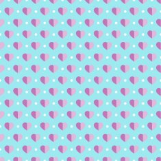 Seamless pattern with hearts N88