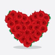 Heart roses N2