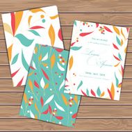 Greeting cards with flowers N2