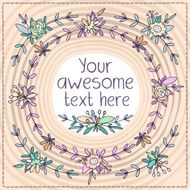 Cute postcards square shape