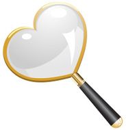 Love Search Magnifying Glass