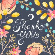 Invitation card with watercolor flowers for your wedding day N28