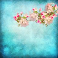 Artistic floral background