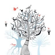 beautiful magical trees