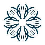 Isolated Abstract Floral pattern N22