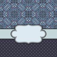 vector vintage frame with drops