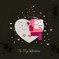 Wedding Valentine or invitation card N4