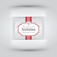 Invitation in Paper Slit