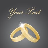 Vector Wedding Ring Illustration