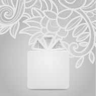 Gift with floral gray N2