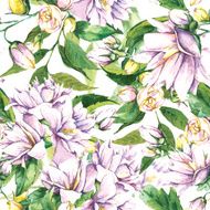 Seamless background with Blooming Jasmine N5