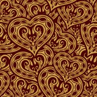 Seamless wallpaper pattern with heart