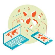 Isometric illustration for Valentine&#039;s Day N4
