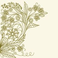 Floral Greeting Card N88