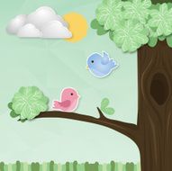 couple bird