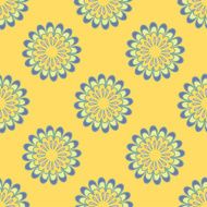 Seamless with vintage floral pattern N194