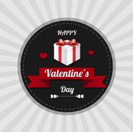 Valentine's Day greeting card illustration N3