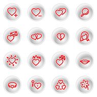 red love icons