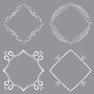 Set of nice decorative frames N7