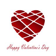 Creative happy valentines Day design