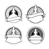 Black and white wedding stamps N2
