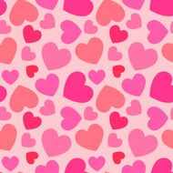 pink heart seamless pattern N2
