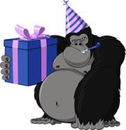 monkey with a gift