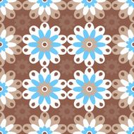 Gentle floral seamless pattern