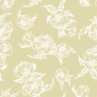 Vintage floral seamless pattern N34