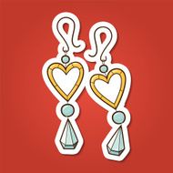 Hearts earrings