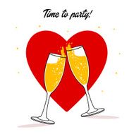 Two Glasses of champagne