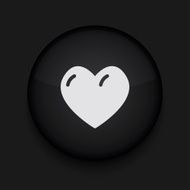 Vector modern black circle icon Eps10 N4