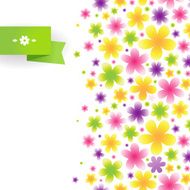 Floral seamless border N2