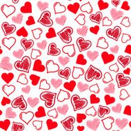 seamless hearts pattern N16