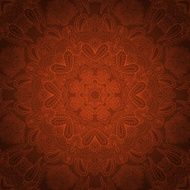Pastel brown lace ornament?