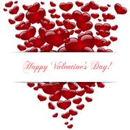 Hearts concept love Happy Valentine&#039;s day Vector